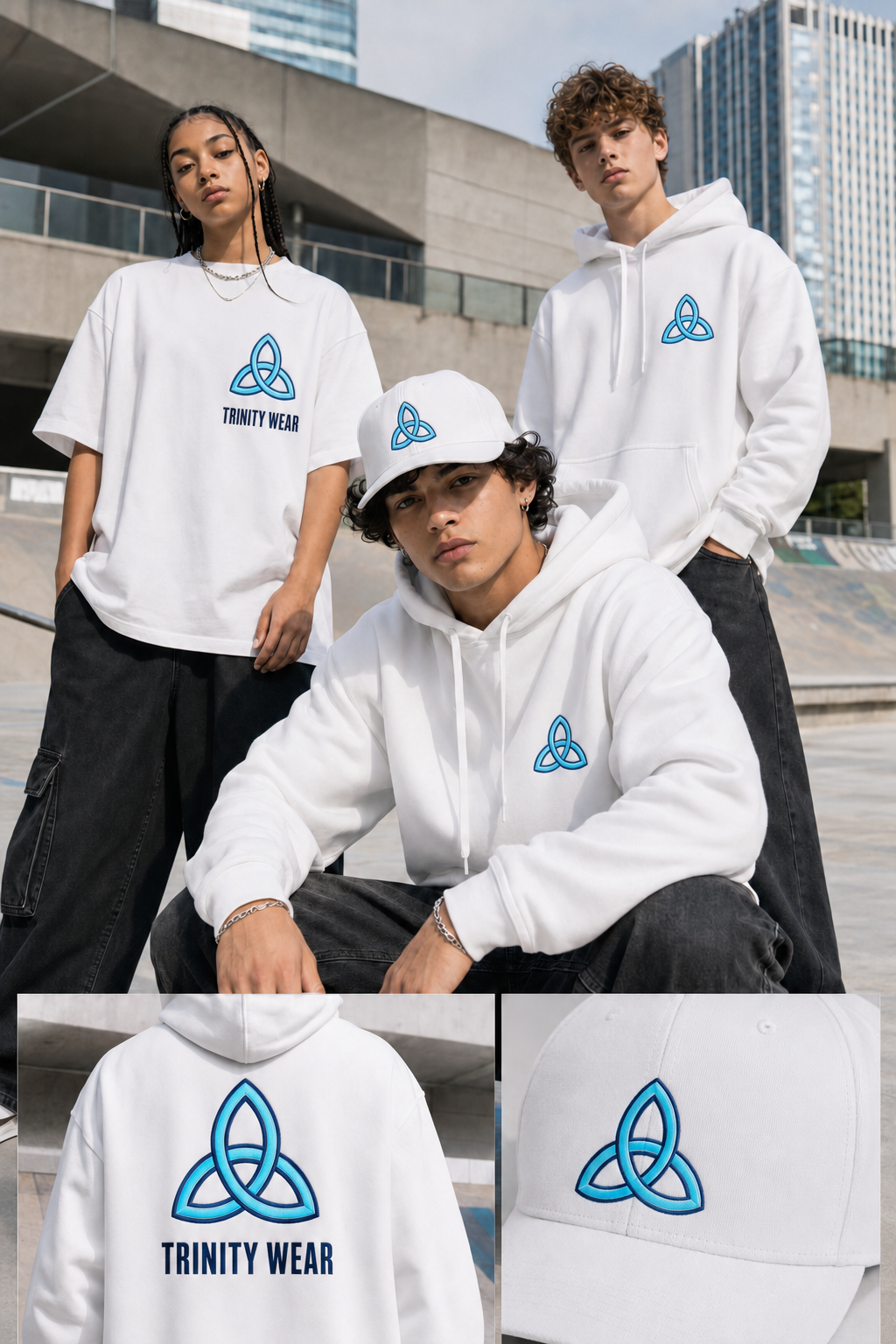 Trinity Wear white collection campaign